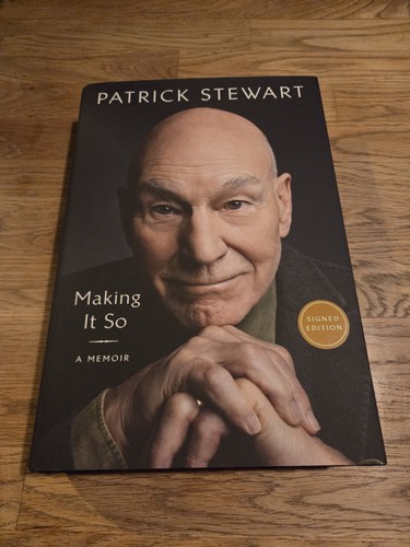 Patrick stewart signed - patrick, making