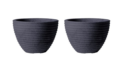 Stewart 37cm low honey pot - honey,