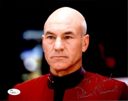 Patrick stewart autographed - stewart,